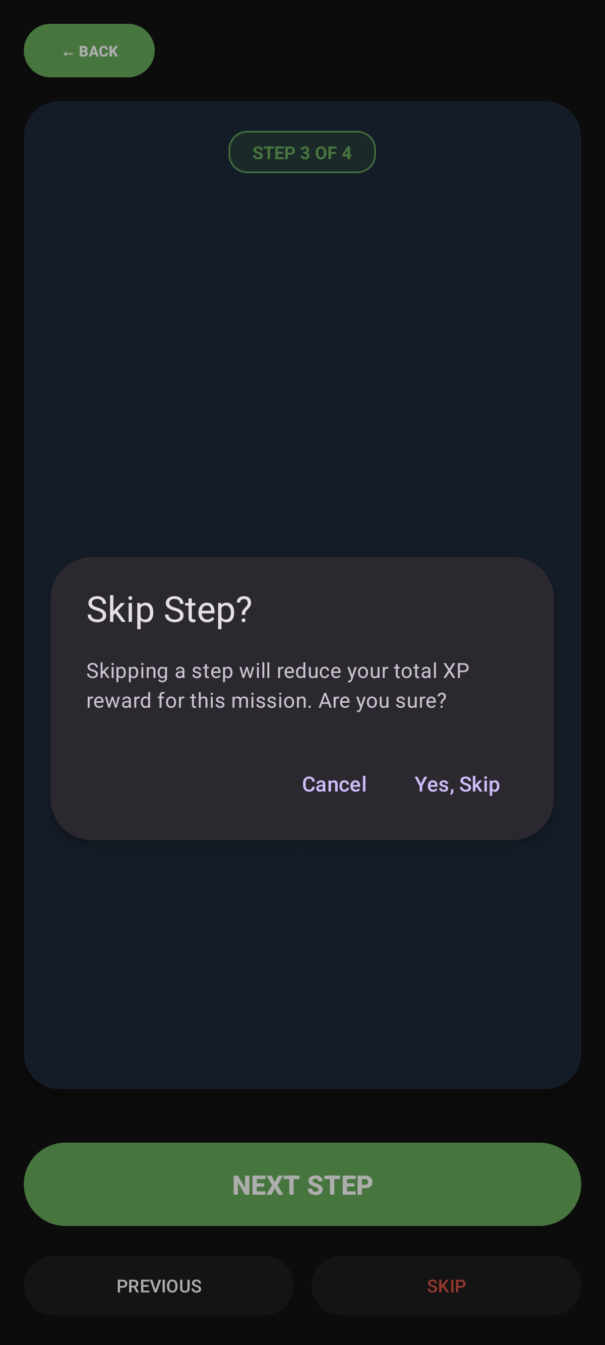 Skip step